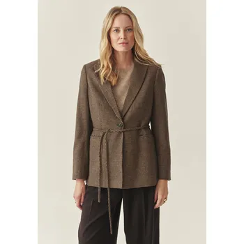 Dámské sako Tatuum VLNĚNÉ SAKO SE VZOREM PEPITO – SOMA