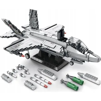 ostatní stavebnice Reobrix F-35 33021 Stavebnice plastové Letadlo 1600 dílků