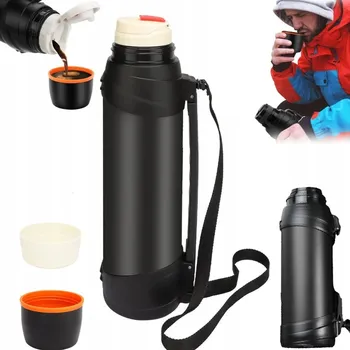Termoska TERMOS TURISTICKÝ NA ČAJ KÁVU VAKUOVÝ TĚSNÝ NEREZOVÁ OCEL 2,5L