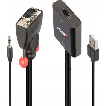 Zabezpečení domácnosti Lindy "Převodník VGA a Audio na HDMI", 38284