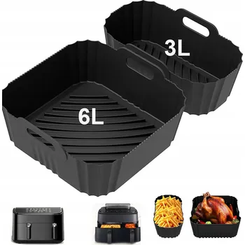 Nádoba na pečení Organizér vložka do fritézy AIR FRYER beztuková forma na pečení