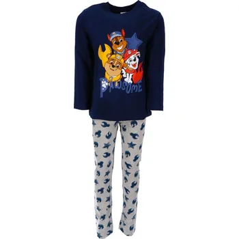 PYŽAMO TLAPKOVÁ PATROLA te 656 tm. modro - šedé Velikost: 5-6