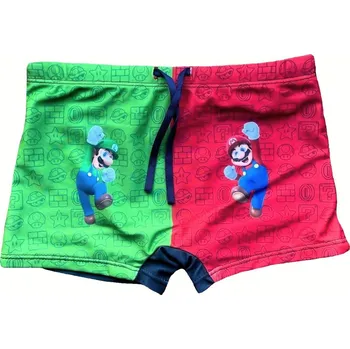 Chlapecké plavky PLAVKY SUPER MARIO f UK 39399 - 040 zeleno - červené Velikost: 5
