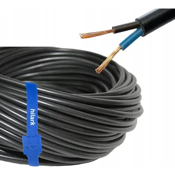elektrický kabel Kabel Kulatý alarmový, elektrický, ohebný (lanko), instalační OWY Hilark 2 x 1,5