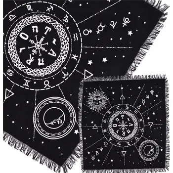 ubrus Ezoterický Oltářní Ubrus - Diagram Měsíce a Slunce