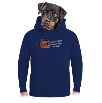 Pánská mikina Bastard Mimořádné hlášení unisex mikina premium Navy