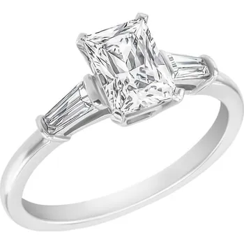 Prsten Zásnubní prsten s emerald lab-grown diamantem Talmar