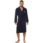 Pánský župan Marine tmavě modrý kotva - L