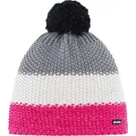 čepice Eisbär Star Pompon MÜ - 142/Pinkmeliert/White/Graumele one size