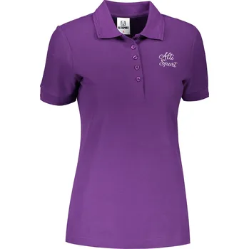 Dámské triko s límečkem ALTISPORT ALW056210 FIALOVÁ XL