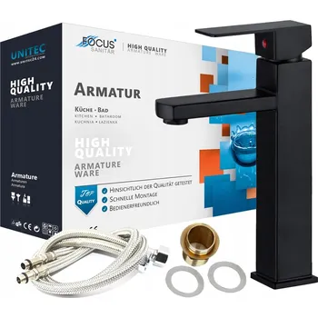 Vodovodní baterie Focus Sanitar Bateria baterie Focus černá, volně stojící