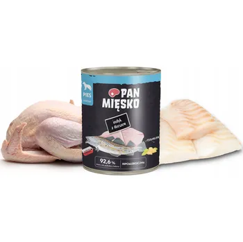 Krmivo pro psa Pan Mięsko krmivo mokrá pro psy Krůta s Treskou 800g