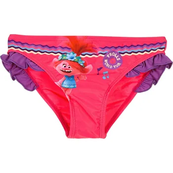 Dívčí plavky PLAVKY TROLLOVÉ mono et 1902 malinové Velikost: 4