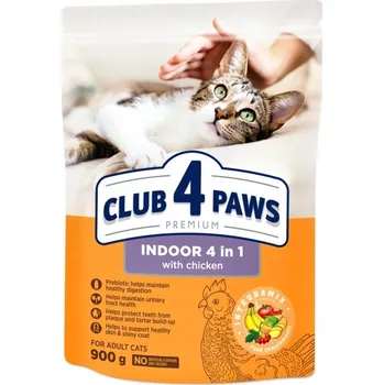 Krmivo pro kočku Club 4 Paws Premium suché kuřecí krmivo 0,9 kg