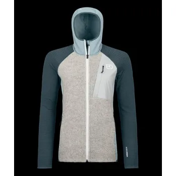 Pánská móda Dámská Mikina Ortovox Fleece Gp Classic Knit Hoody Women's Barva: Glacier Grey, Velikost: L