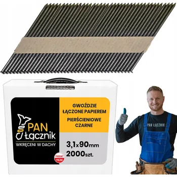 Hřebík Hřebíky do hřebíkovačky 90 mm 34° 3,1 mm Kroužkové 2000 ks