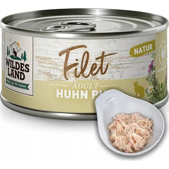 Krmivo pro kočku WILDES LAND CAT Filety z kuřecího masa v omáčce 80g krmivo pro kočky