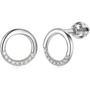 Náušnice Gems, Peckové náušnice Emory, bílé zlato s&nbsp;brilianty, 585-38-3-1604.1B00.0.00.HSI.000.05