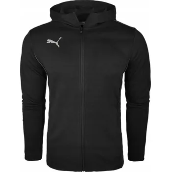 Pánská mikina 3216 PUMA PÁNSKÁ PUMA PÁNSKÁ MIKINA S KAPUCÍ KAPSAMI NA ZIP, ČERNÁ, S