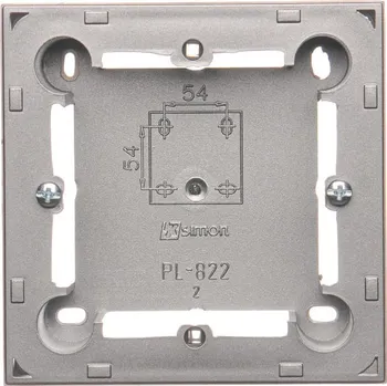 vypínač Krabice instalační pro povrchovou montáž 1 násobná, určena k rámečkům Basic Standard,, Simon Basic MPN1/21