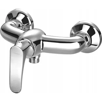 Vodovodní baterie Sprchová baterie Omnires Art deco stříbrná