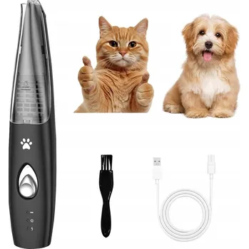 Strojek na vlasy ZASTŘIHOVAČ PRO VODĚODOLNÉ TLAPKY SRSTI PSA KOČKY, TICHÝ CHOD