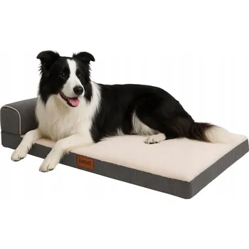 Pelíšek pro psa Ortopedický pelíšek pro psy Bedsure šedý 111,5 cm x 137 cm