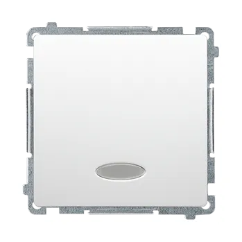 vypínač Vypínač křížový, s orientačním LED podsvětlením, bez piktogramu, řazení 7So, 10, Simon Basic BMW7L.01/X/11