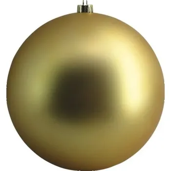 Vánoční ozdoba Vánoční ozdoba plastová koule Lafiora Ø 30 cm matná zlatá
