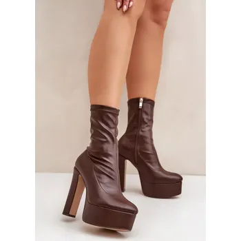 Dámská zimní obuv Boty na podpatku model 204696 Step in style 37