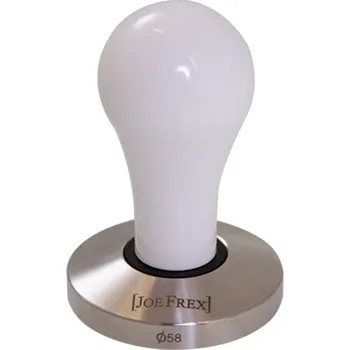 Příslušenství pro přípravu kávy Tamper [JoeFrex] - ø 57, 58, 58.5 mm s bílou rukojětí 53 mm