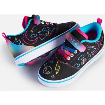 Kolečkové brusle Heelys - Pro 20 Prints X2 - Black/Hot Pink/Multi - koloboty Velikost boty: 35