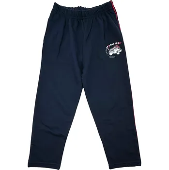 Dětské bavlněné tepláky modro-červené 56-195C Velikost: 116/122