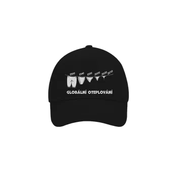 Kšiltovka Bastard Globální oteplování kšiltovka baseballka Black