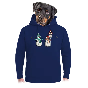 Pánská mikina Bastard Komunikace se neudržuje unisex mikina premium Navy