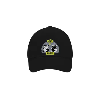 Kšiltovka Bastard Don't be negative kšiltovka baseballka Black