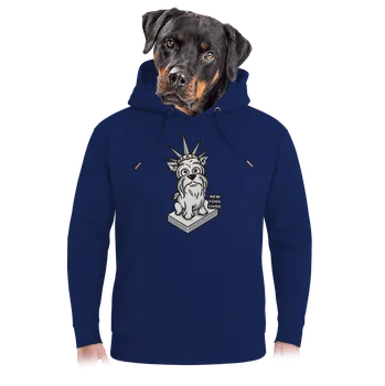 Pánská mikina Bastard New Yorkshire unisex mikina premium Navy