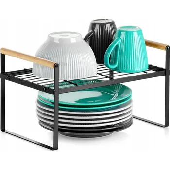 police Pomocná kovová police na desku stolu, regál do kuchyňské skříňky, stojan, organizér