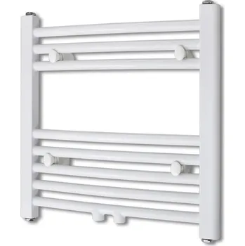 Radiátor vidaXL Žebříkový radiátor obloukový, ústřední topení 480 x 480 mm boční a střední přípojka [140848]