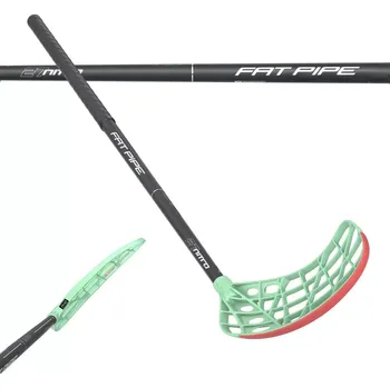 Florbalová hůl Fatpipe Nitro 27 CTRL SLICKS SMU Fresh Mint Pravá (pravá ruka dole) 101 cm (= 112 cm)