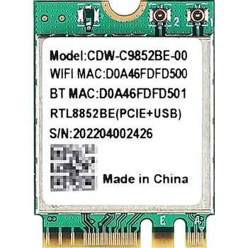 Síťová karta RTL8852BE M.2 NGFF WiFi6 Karta