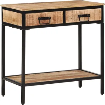 Konzolový stolek vidaXL Konzolový stolek 70x35x70 cm masivní hrubé mangovníkové dřevo [374076]