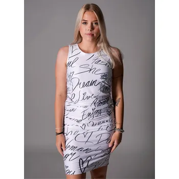 Dámské oblečení Dámské šaty premium ALTISPORT VOJ/ALW084SAT03 BÍLÁ M