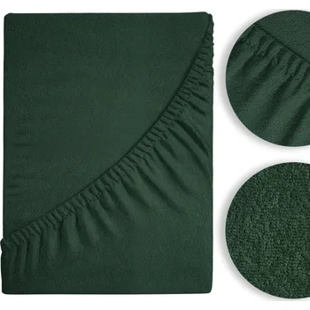 Prostěradlo FROTÉ PROSTĚRADLO S GUMOU 220x200 ODOLNÉ SILNÉ PEVNÉ PREMIUM POLSKÉ