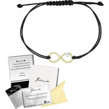 Náramek Náramek NEKONEČNO stříbro DESTIČKY