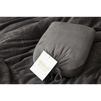 Prostěradlo Matějovský Antracitové BAVLNĚNÝ MIKROPLYŠ PREMIUM Bavlněný mikroplyš 120/200 - 140/200/30