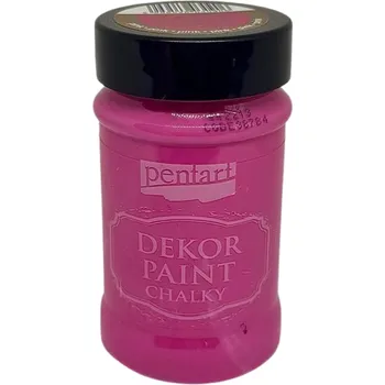 Speciální výtvarná barva Dekor Paint - křídová vintage barva 100ml - pink