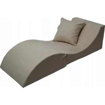 Křeslo Rozkládací křeslo VELINDA hnědé