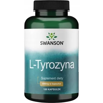 Swanson L-Tyrosin 500 mg 100 kapslí Aktivita Paměť Koncentrace Stres