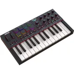 AKAI MPK Mini IV Black (MIDI Keyboard, OLED, 25 kláves, 8 padů, 8 knobů, kolečka, USB, Pedál.)